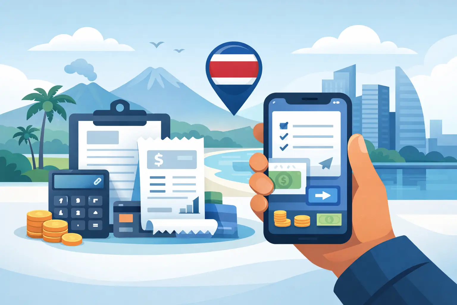 Sistema para facturar desde celular en Costa Rica